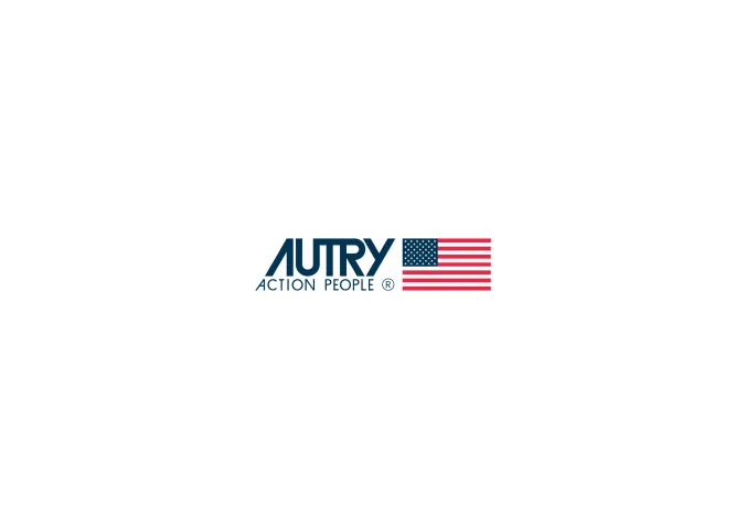 Opening page: the Autry Action People wordmark and flag centred on white