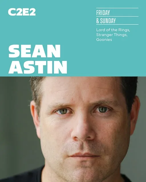 The 2025 guest card for Sean Astin